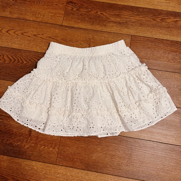 White Eyelet Skirt - Picture 1 of 2